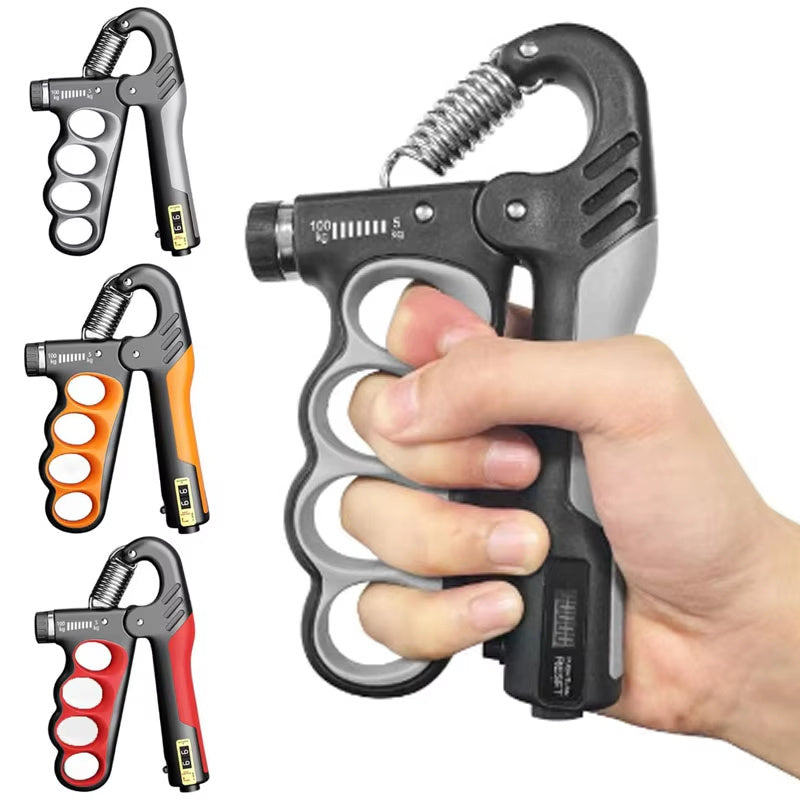 5-100kg Hand Grip Muscle Strengthener Trainer Adjustable Hands Gripper Accessories