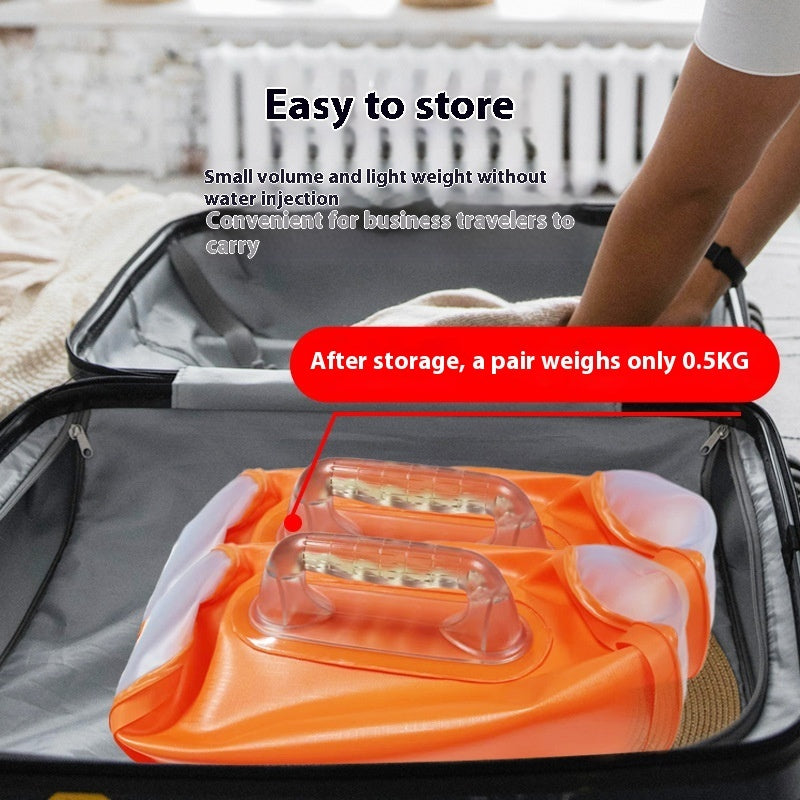 14kg A Pair Of Water Filling Dumbbell Foldable Portable