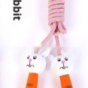 Cartoon Wooden Handle Children's Jumping Rope
