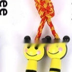 Cartoon Wooden Handle Children's Jumping Rope