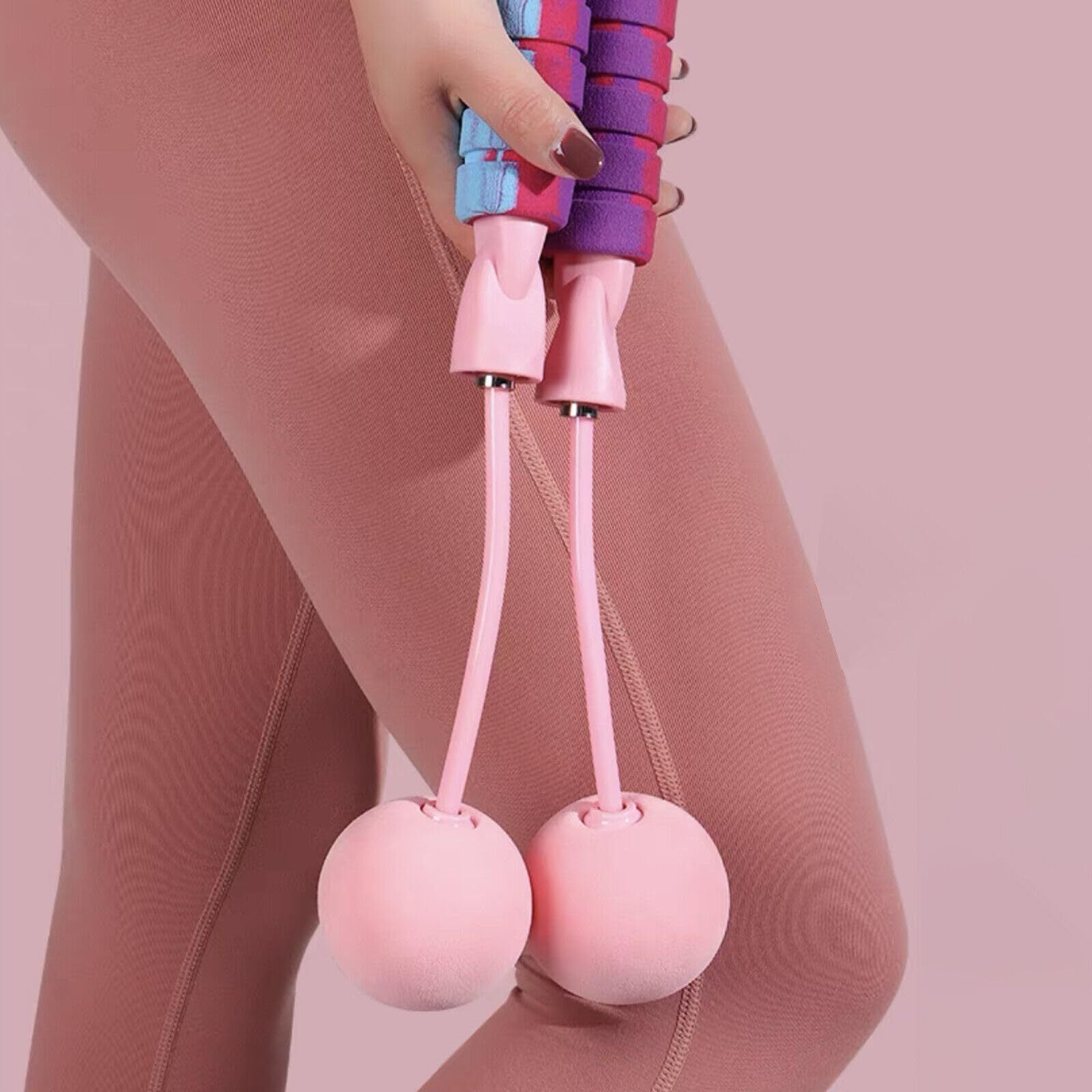 Rope With 2 In 1 Training Adjustable Ropeless Skipping Rope