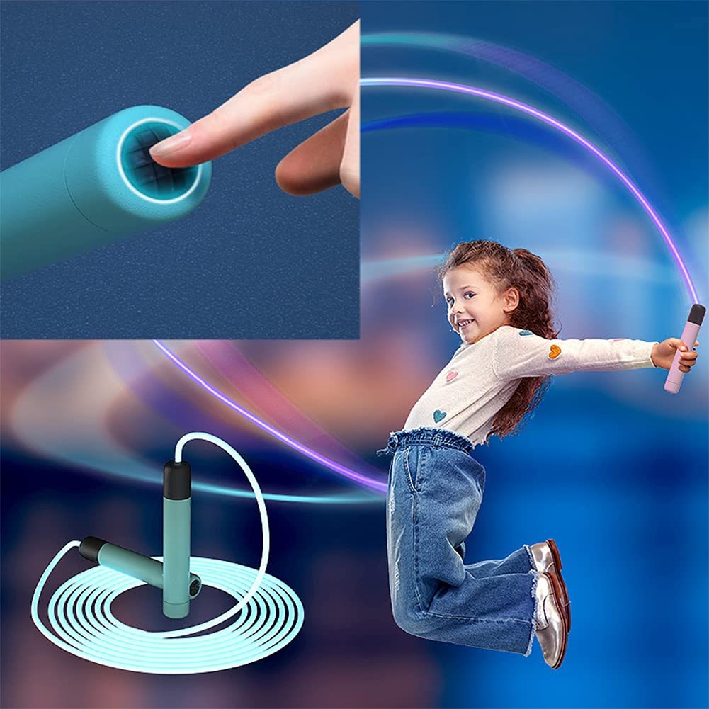 Luminous Rope Tangle-Free Rapid Speed Jumping Rope