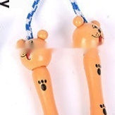 Cartoon Wooden Handle Children's Jumping Rope