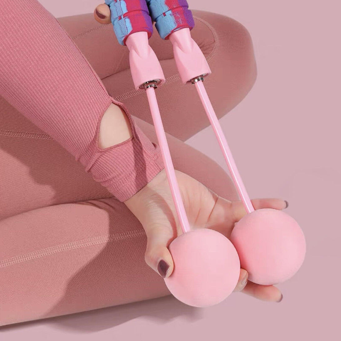 Rope With 2 In 1 Training Adjustable Ropeless Skipping Rope