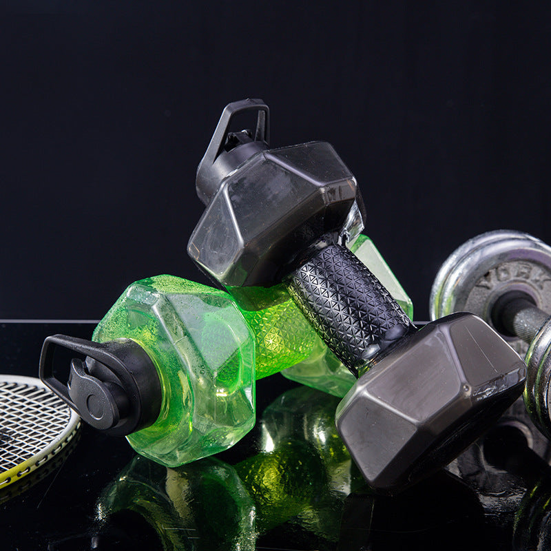 Youth Personality Exercise Dumbbell Cup Sports Water Bottle