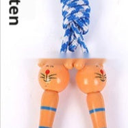 Cartoon Wooden Handle Children's Jumping Rope